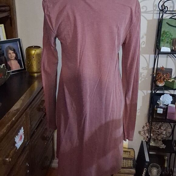 Free People Vintage Embroidered Purple Boho Long Sleeve Top M - Picture 5 of 7